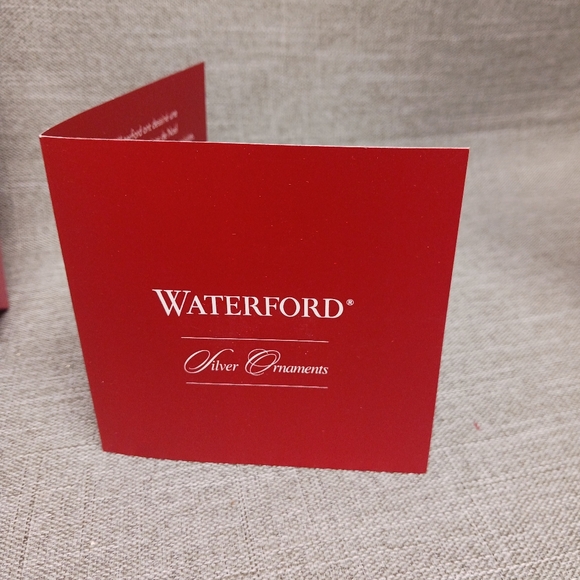 Waterford 2017 Silver Annual Cross Ornament NIB - Picture 7 of 12